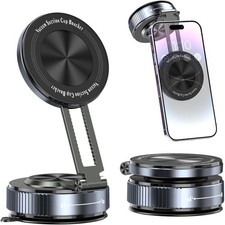 360 Adjustable Magnetic Car Phone Holder Vacuum Magnetic Phone Holders for Car