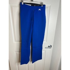 Vintage Fera Women's High Waisted Wool Blend Stirrup Ski Pants Blue  Size 10R