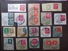 Deutsches Reich Sonderstempel + Werbestempel 30er-40er Jahre  (370 Stk.)
