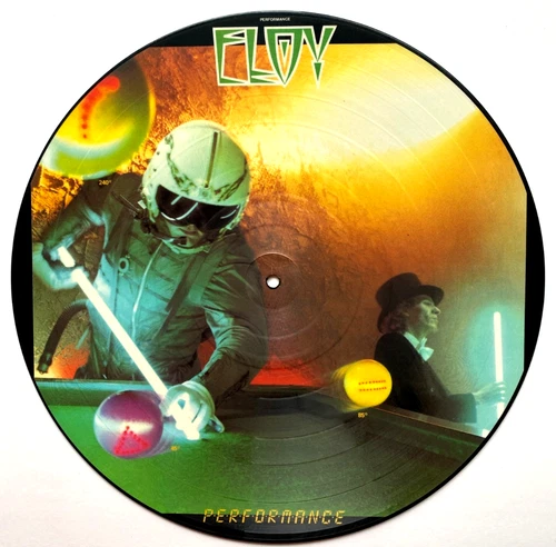 ELOY PERFORMANCE UK PICTURE DISC VINYL 1983 LP KRAUTROCK METAL PROG / PINK FLOYD