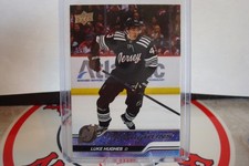 2023-24 UPPER DECK LUKE HUGHES YOUNG GUNS #248