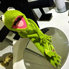 Fisher-Price Vintage Kermit the Frog Muppets Plush Doll Green MPN 850 1976