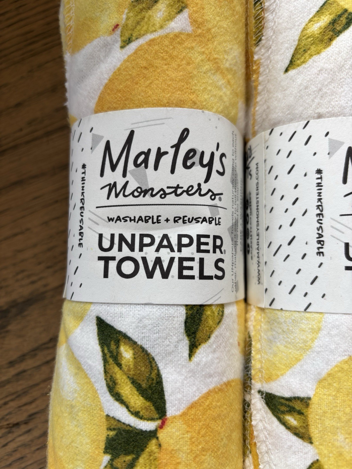 Marley’s Monsters Unpaper Towels Lemon 12ct Set Of 3 