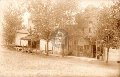 Negley OH Ohio c1910 Lisbon Stores Buildings Main St RPPC Photo Postcard COPY