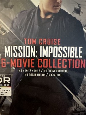 Mission: Impossible: 6-Movie Collection 4k Ultra HD + Blu-Ray +