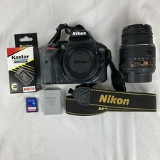 Nikon D3400 DSLR Camera w/ 18-55 Lens, SD, Strap, Battery, Charger 7.3K Shots