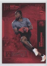 2021 Skybox Metal Universe Champions PMG Red 113/150 Trey Sermon #93 10aa