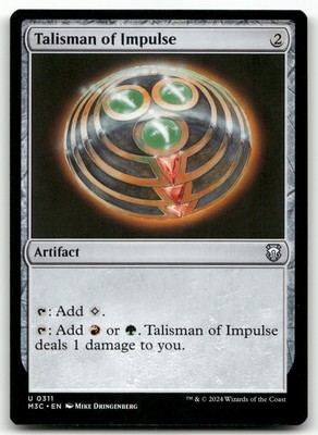 Talisman of Impulse #311 (NM) Modern Horizons 3 M3C Magic MTG