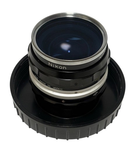 Nikon NIKKOR-H Auto 28mm f/3.5 non-Ai MF Lens From JAPAN with Case - Picture 6 of 7