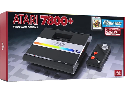 Consola retro - Atari 7800+, Gamepad inalámbrico CX78+, Juego Bentley Bear: 