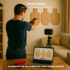 Dry Fire Target Laser Target for Lazer gun FREE iDryfire Camera Target Practice