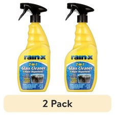  2 pack Rain-x Glass Cleaner  Rain Repellent, 23 oz - 5071268