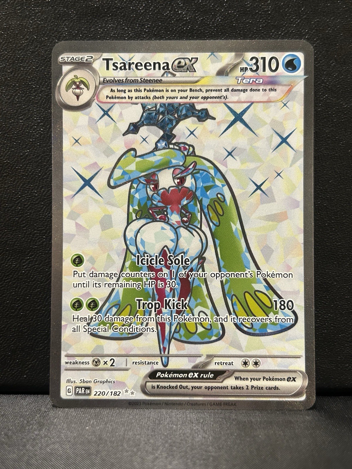 Pokémon TCG Tsareena ex Full Art Scarlet & Violet - Paradox Rift 220/182 NM