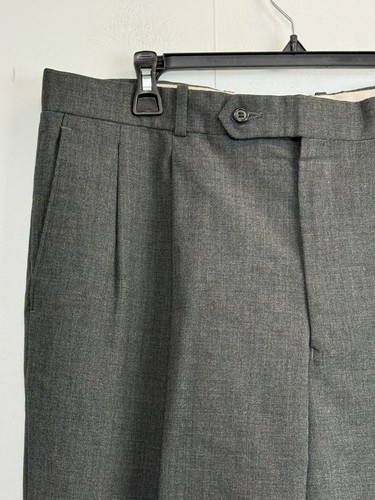 Vintage C&R Clothiers Wolle 2 Teiler Anzug 44 S Sakko Blazer 36X29 Hose Grau - Bild 14 von 21