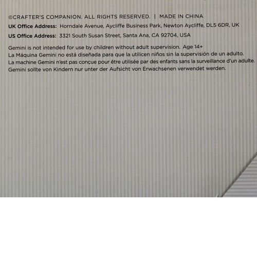 Gemini Jr Junior Maschine von Crafters Choice Companion Stanzen & Prägen - Bild 7 von 24