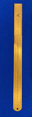 PEC TOOLS TITANNITRID BESCHICHTETER STAHL IMPERIAL & METRISCH LINEAL 12'' 300mm