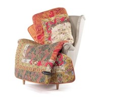 Scaldotto Plaid trapuntato Caleffi modello "Gipsy" OFFERTA!!!