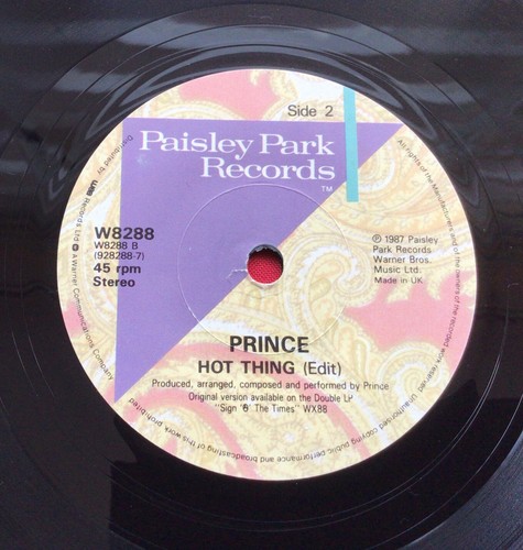 A68 I Could Never Take The Place Of Your Man Prince 7”Single Excellent Condition - Bild 5 von 5