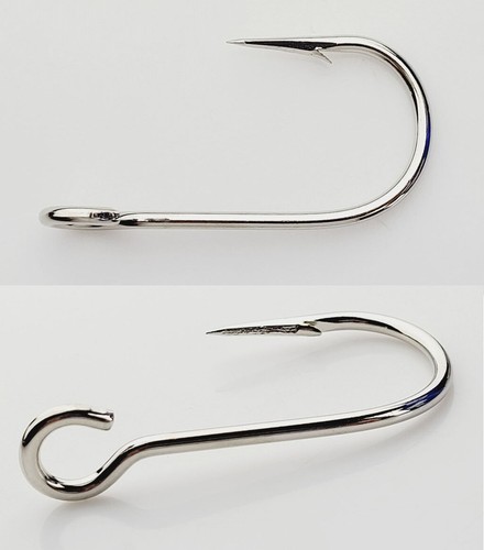 VMC Haken 9171-NI Open Eye / Ring Neusilber Siwash Haken (Größe: 8/0, Menge: 10 Stück) - Bild 1 von 5