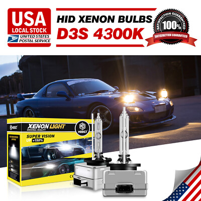 2PCS NEW for OSRAM XENARC D3S 66340CBI Warm White 4300K HID XENON LIGHT BULB SET