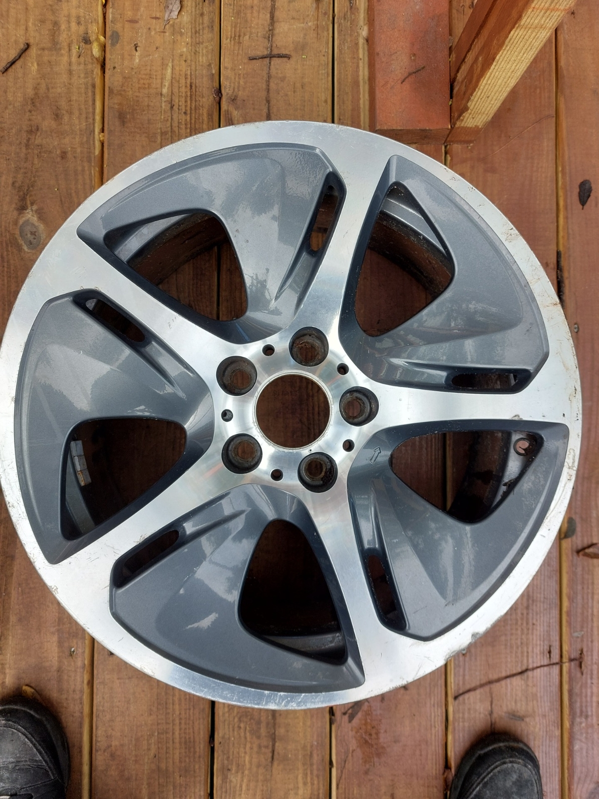 BMW 528i Machined 18 Inch OEM Wheel 2011-2017 36106794684 for sale 