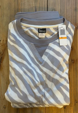 Felina Super Soft Printed Fleece PJ Set, NWT