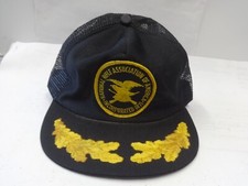 Vintage 1980's NRA Classic Logo Snapback Hat Men OSFA USA MADE by Stylemaster