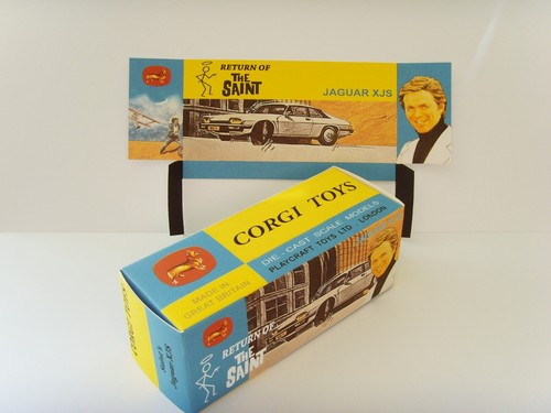 CORGI Nº320 - RETORNO DEL SANTO - JAG XJS - Caja personalizada y expositor SOLO. - Imagen 3 de 8