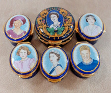 Crummles Enamelled Hand Painted Trinket  Boxes Royal Family Ltd Ed Choice Of 2