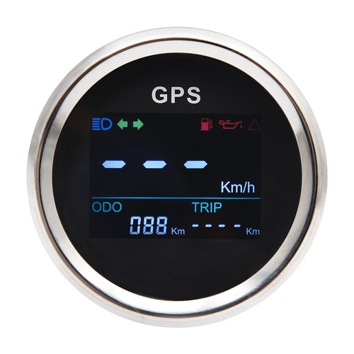 52mm GPS Drehzahlmesser Tacho Geschwindigkeitsmesser Universal - Bild 7 von 16