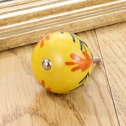 Chinese Style Flower Ceramic Knobs Door Handle Cabinet Pulls Drawer Cupboard - Picture 42 of 43