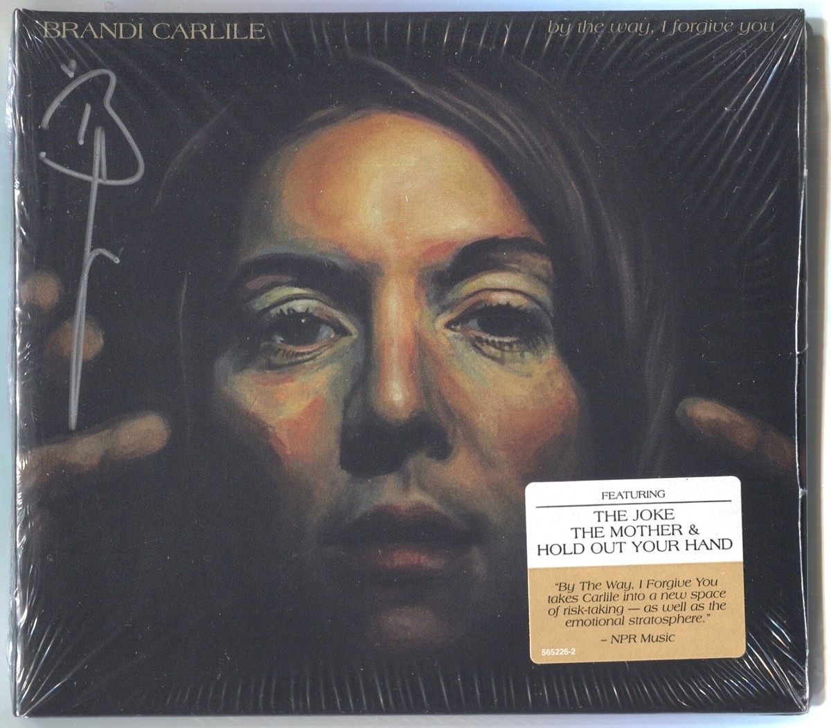 AUTOGRAPHED---- BRANDI CARLILE By The Way I Forgive You CD Mother