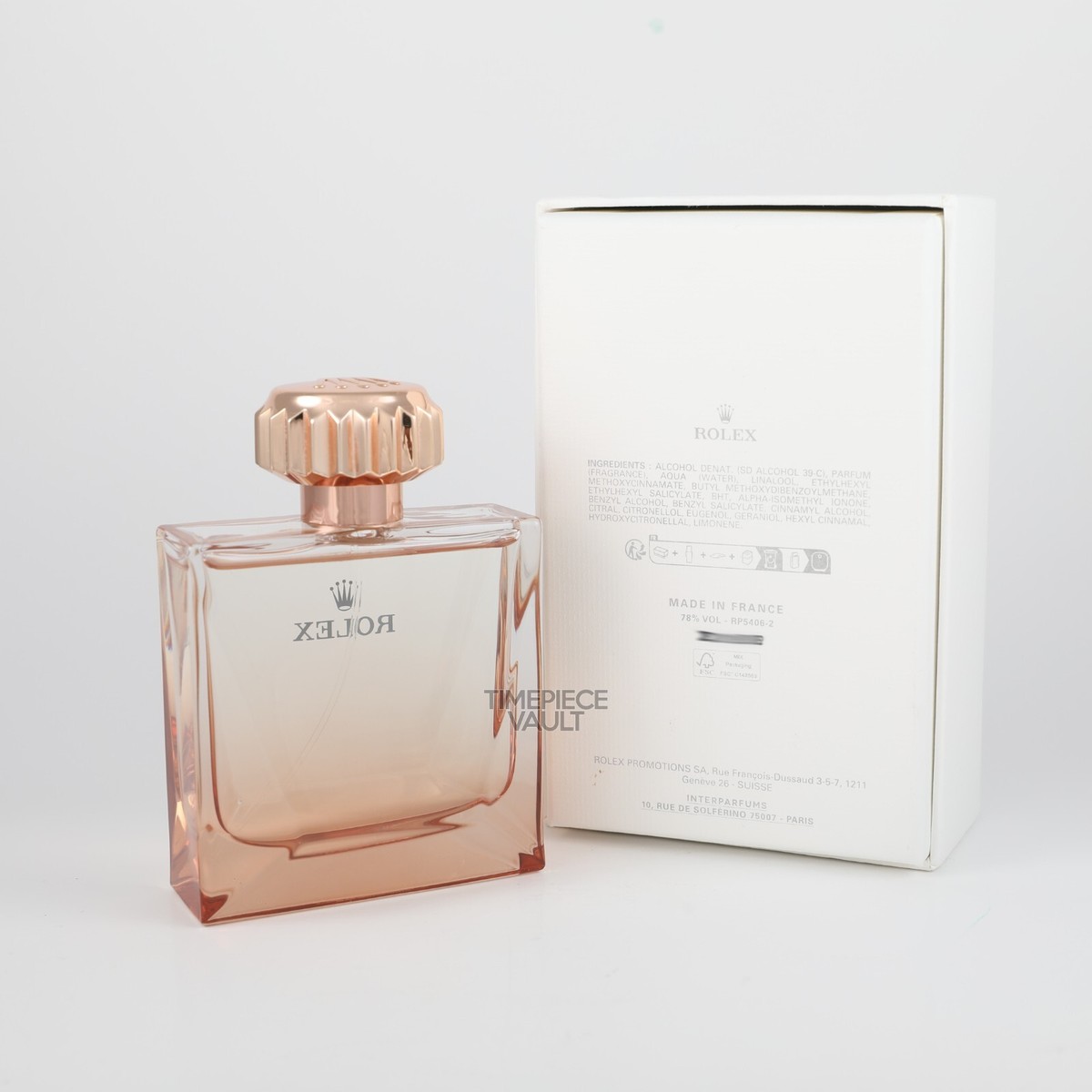 Exclusive Original New Rolex Eau De Perfume Pour Femme Rose
