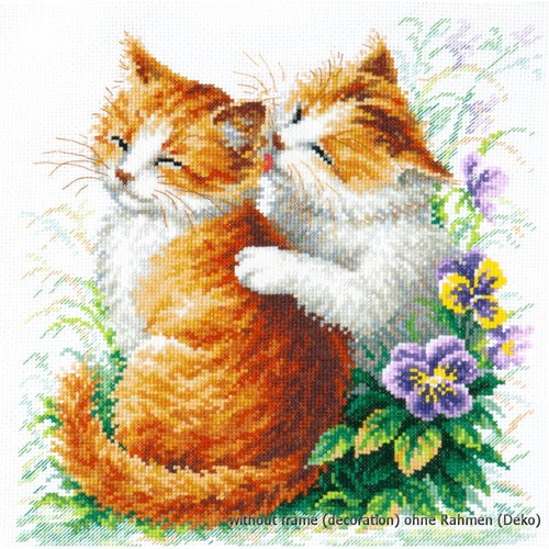 Magic Needle Zweigart Edition counted cross stitch kit "Gentle care", 24x26cm, D