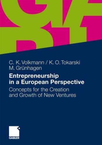 Thumbnail - Entrepreneurship In A European Perspective Concepts For The Creation