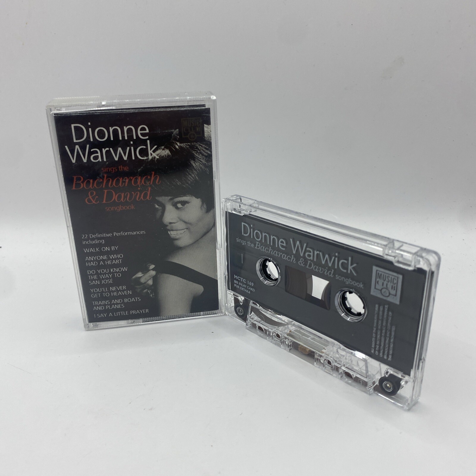 Dionne Warwick Songs The Bacharach & David Songbook Cassette Tape