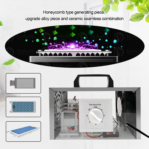 Ozone Generator 10000mg/h Portable Ozonizer Air Purifier Sterilizer treatment - Picture 3 of 12