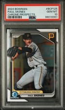 Paul Skenes 2024 Bowman Chrome Prospects Baseball Rookie Card #BCP125 PSA 10