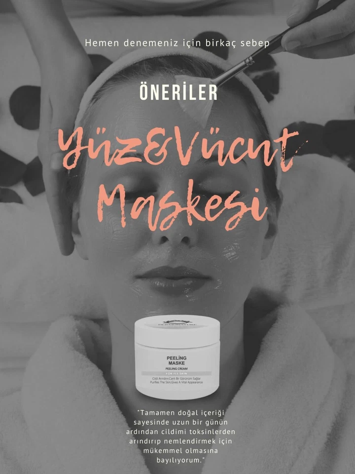 Smooth Touch Face Peeling Mask , Hyaluronic Acid & Cocoa Butter 300ml - Image 3 of 4