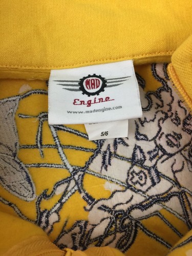 Mad Engin Fantastic 4 Kids Yellow Unique High Quality ZipFront Comfrt Jacket 5/6 - Picture 4 of 12