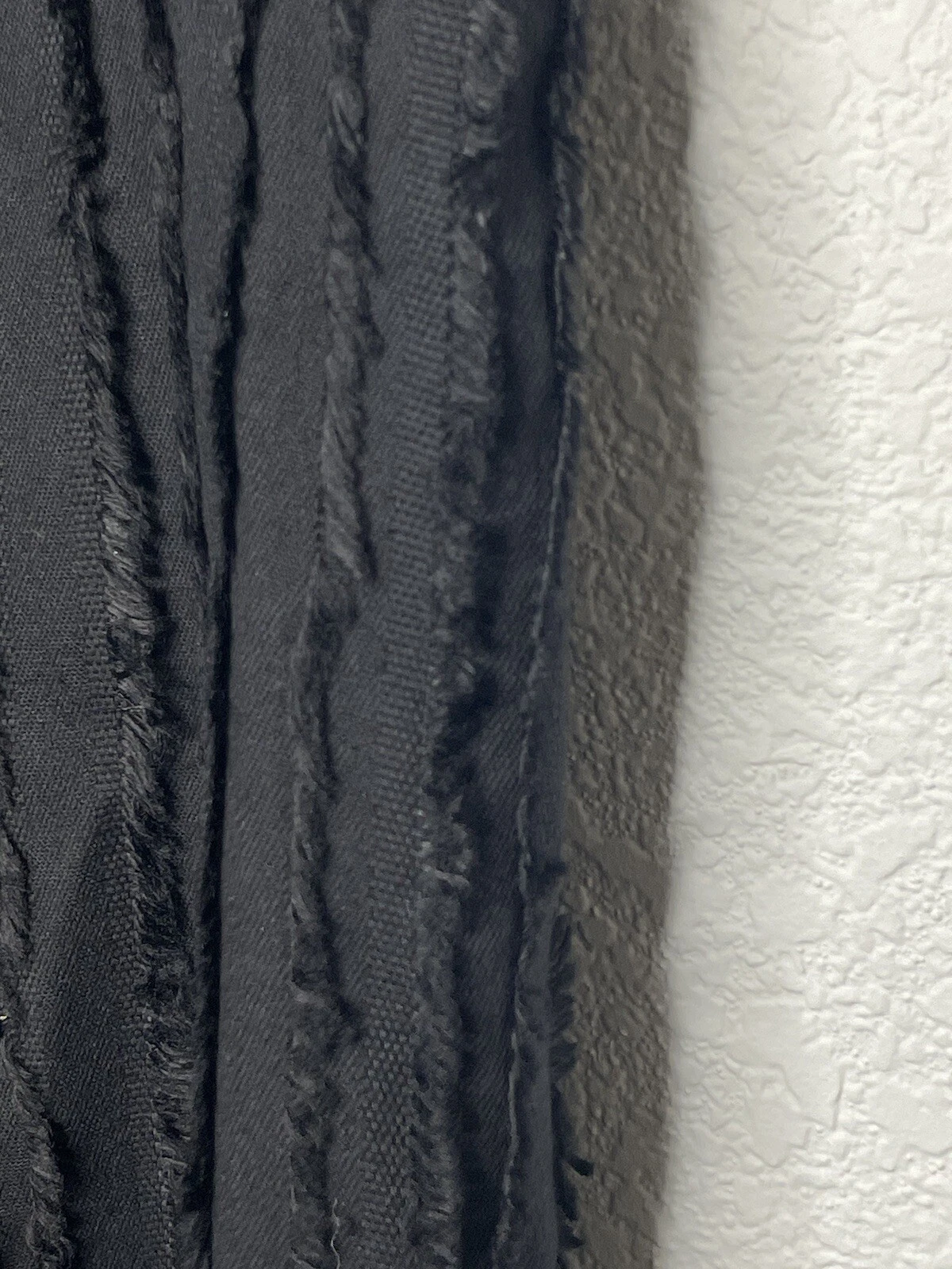 VERSACE COLLECTION Mini Abito Nero EU 42 o Tg 6 Texturizzato