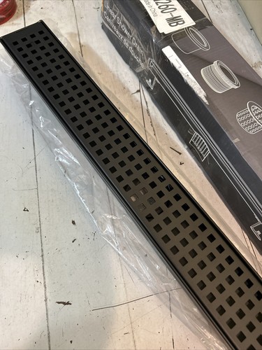 VEVOR 24” Linear Shower Drain with Square Pattern Grate Stainless Steel *read* - Picture 8 of 14