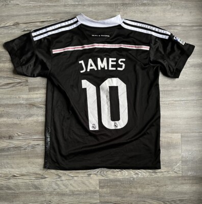 Adidas 2014-15 Real Madrid Retro Fly Emirates #10 James Jersey
