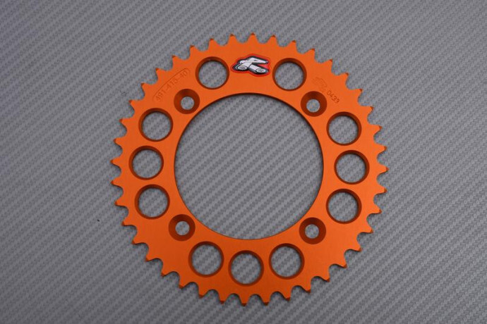 Couronne RENTHAL Light 40T évite l'usure de chaîne Husqvarna TC 50