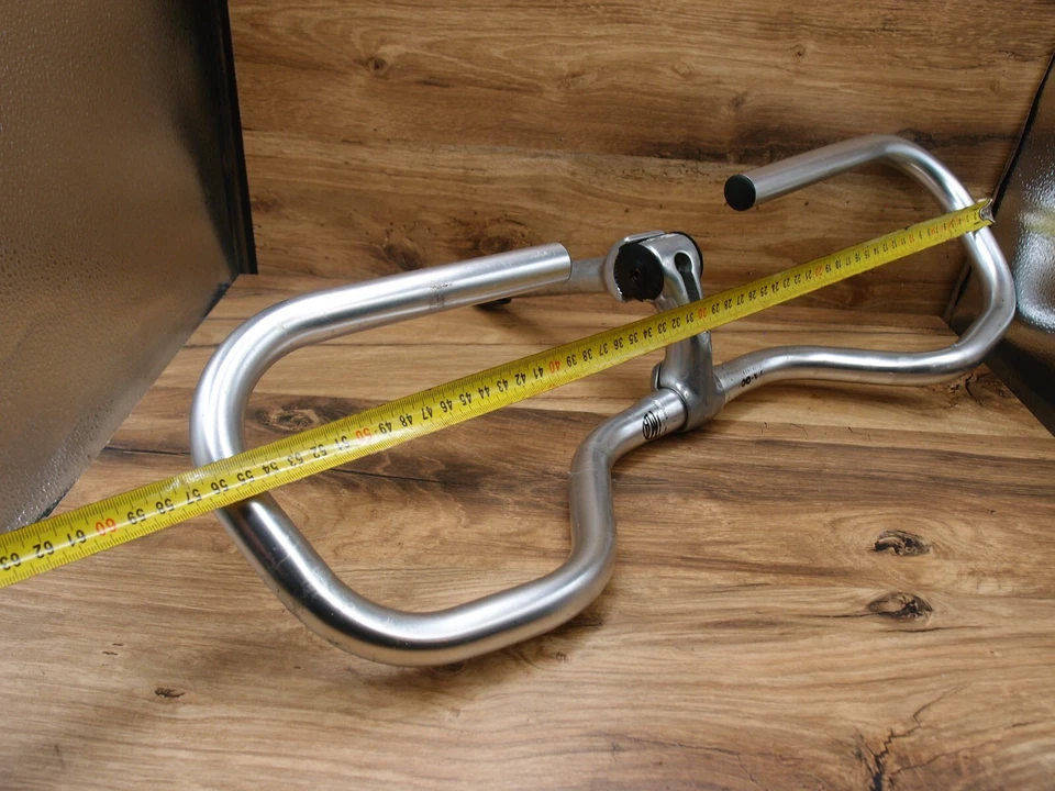 multiple position handlebar Modolo + quill stem Kalloy 22 mm for touring bike Foto 2 de 4