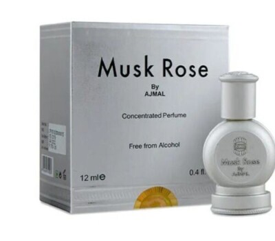 Ajmal Musk Rose Floral Attar 12ml Parfum For Men & Women
