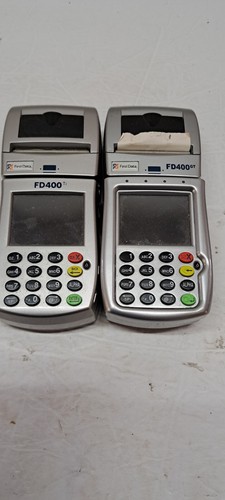 First Data FD400GT Silver & Black Wireless Handheld Terminal Credit Card Reader - Picture 4 of 8