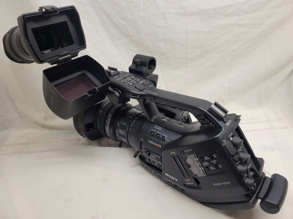 SONY PMW EX3業務用ビデオカメラ キヤノンズームレンズなどおまけ付き！ Review of Sony PMW-EX3, a high-end model of professional