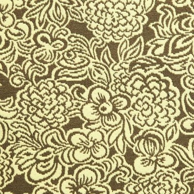 Brown Tan Floral Upholstery Drapery Fabric By The Yard 54 Heavy