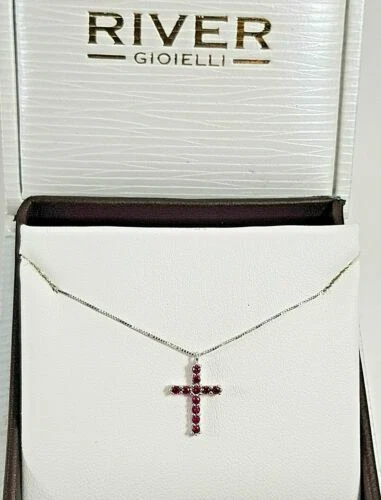 Collane e pendagli di lusso rossi zircone